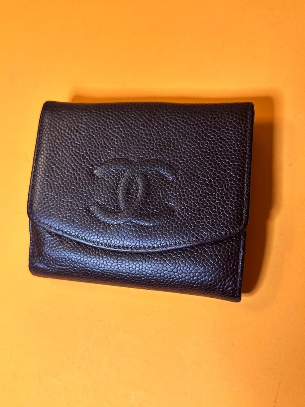 CHANEL Black Caviar Leather Compact Wallet - Picture 10 of 10
